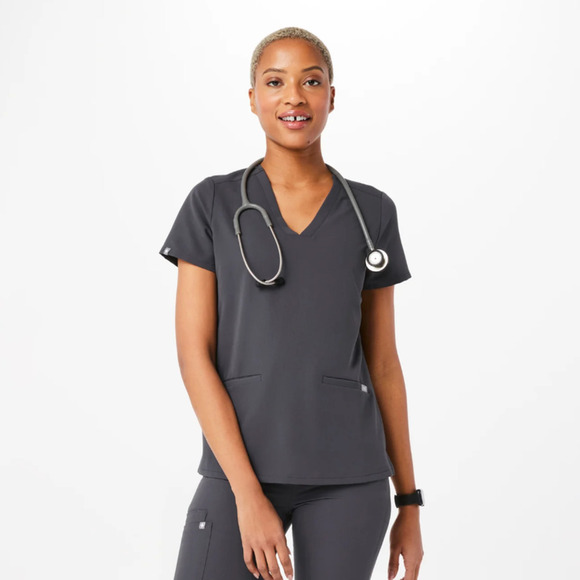 Figs Casma Three-Pocket Scrub Top - Picture 1 of 5